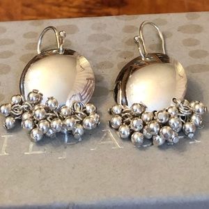 Rare Silpada Sterling Silver Cha-Cha Earrings W0886